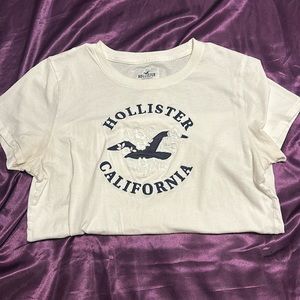 hollister white tee